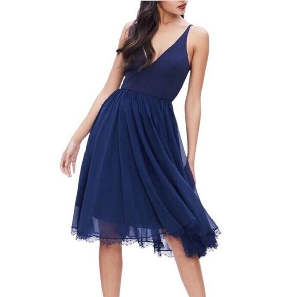 Dress the Population Alicia Dress Midnight Blue Size Small - Picture 1 of 10